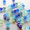 12 Pack: Aqua Mix Clear Glass Beads, 6mm by Bead Landing™